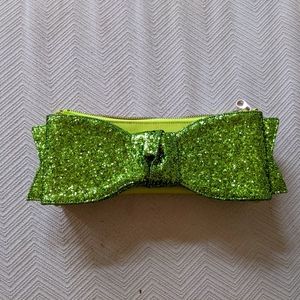 Lime Green sparkling clutch